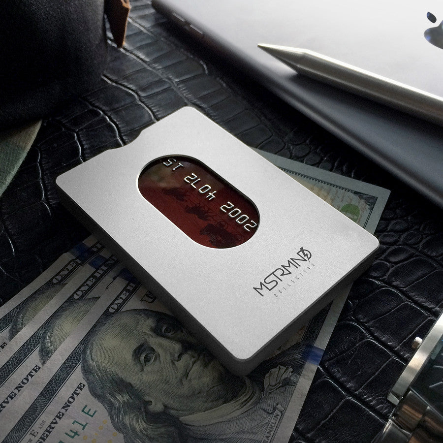 Apex Wallet 2.0 - Silver (with Brushed Finish Clip) – MSTRMND ...